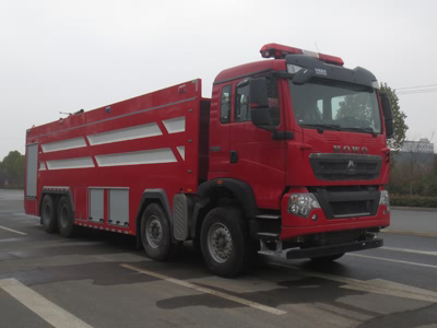 重汽豪沃25m³泡沫消防车