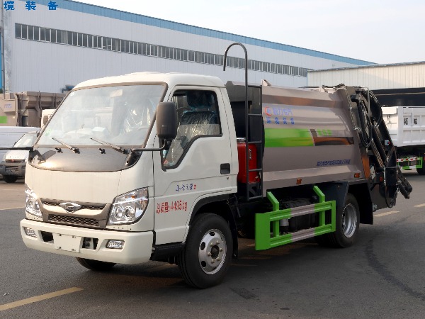 5立方蓝牌福田小卡之星3压缩垃圾车