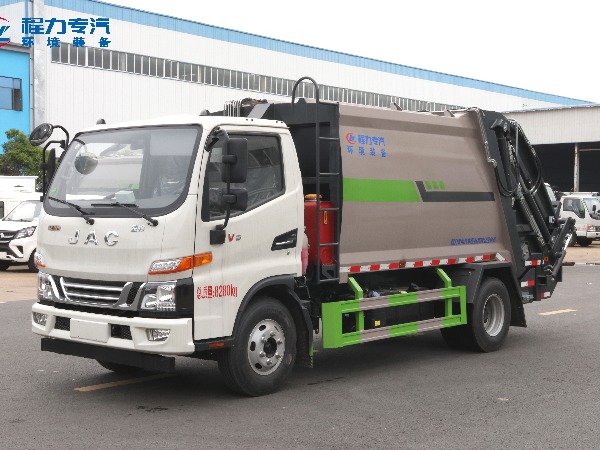 8立方江淮骏铃V5压缩垃圾车